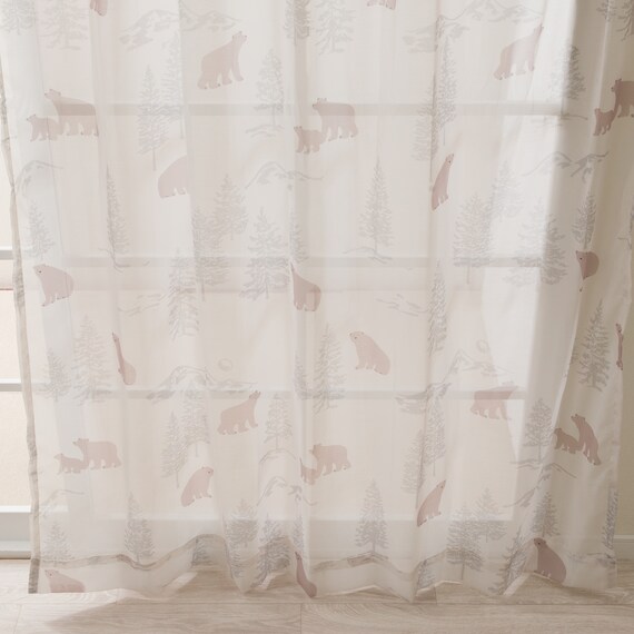 デザインレースカーテン(RL234 ベージュ 100X108X2) 8枚目画像