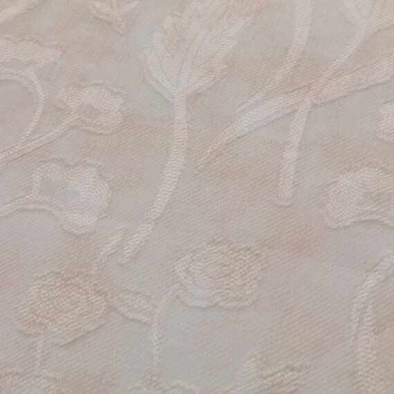 デザインレースカーテン(RL235 ベージュ 100X108X2) 4枚目画像