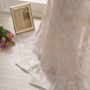 デザインレースカーテン(RL235 ベージュ)