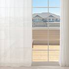 デザインレースカーテン(RL236 アイボリー 100X133X2) 2枚目画像