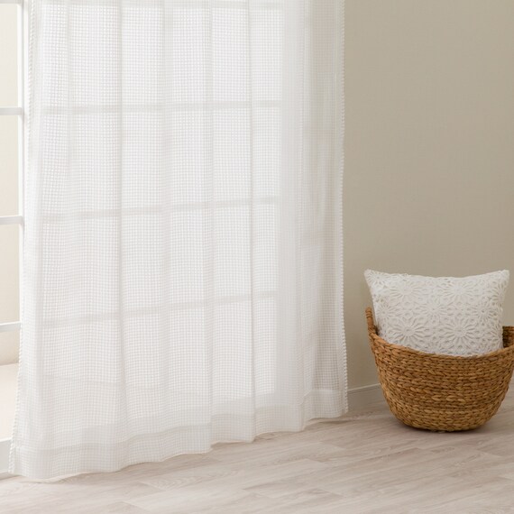 デザインレースカーテン(RL236 アイボリー 100X133X2) 3枚目画像