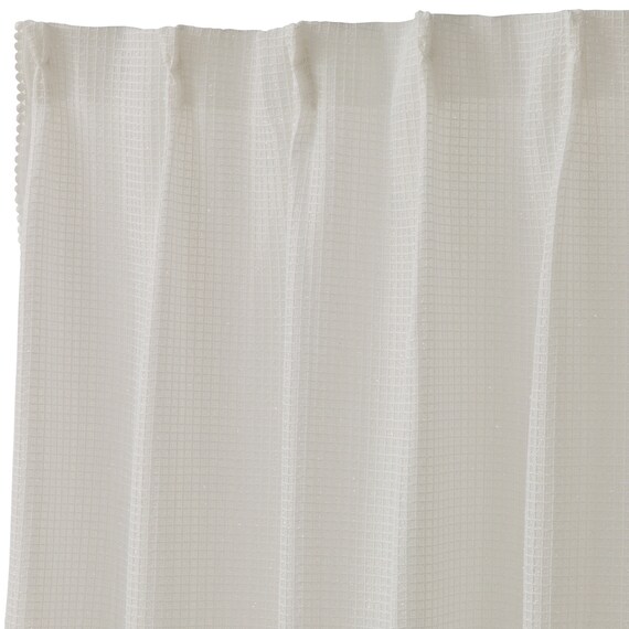 デザインレースカーテン(RL236 アイボリー 100X133X2) 5枚目画像