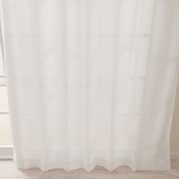 デザインレースカーテン(RL236 アイボリー 100X133X2) 8枚目画像