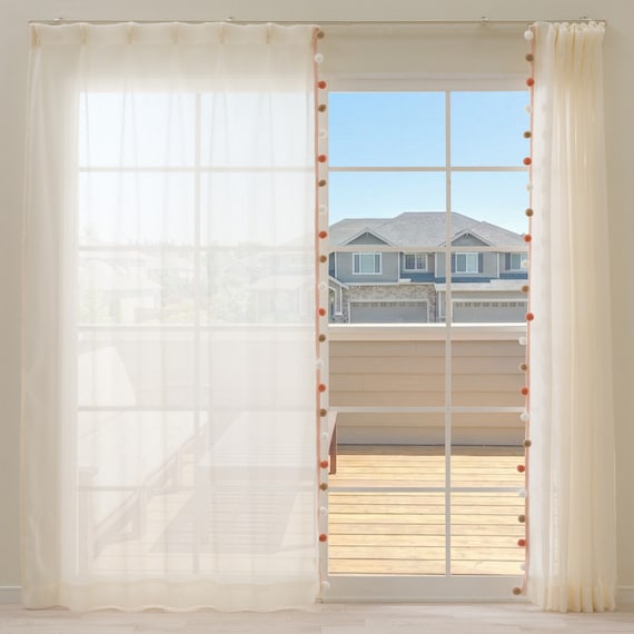 デザインレースカーテン(RL245 100X108X2) 3枚目画像