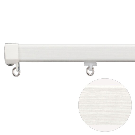 オーダーカーテンレール(NTエリート ホワイトグレイン シングル天井付け1.00m) 1枚目画像