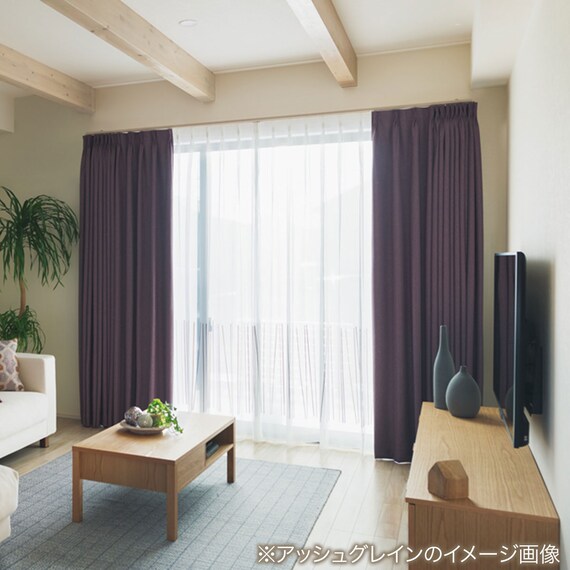 オーダーカーテンレール(NTエリート Nダークマホガニー ダブル正面付け200cm) 11枚目画像