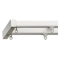 オーダーカーテンレール(NTエリートMセット プレーンホワイト ダブル)