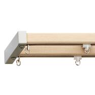 オーダーカーテンレール(NTエリートMセット ナチュナルグレイン ダブル)