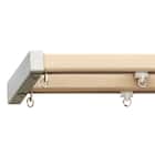 オーダーカーテンレール(NTエリートMセット ナチュナルグレイン ダブル正面付け 1.82m) 1枚目画像