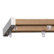 オーダーカーテンレール(NTエリートMセット マイルドグレイン ダブル)