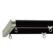 オーダーカーテンレール(NTネクスティMセット ブラック ダブル)