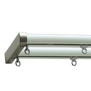 オーダーカーテンレール(NTネクスティMセット ミストシルバー ダブル)