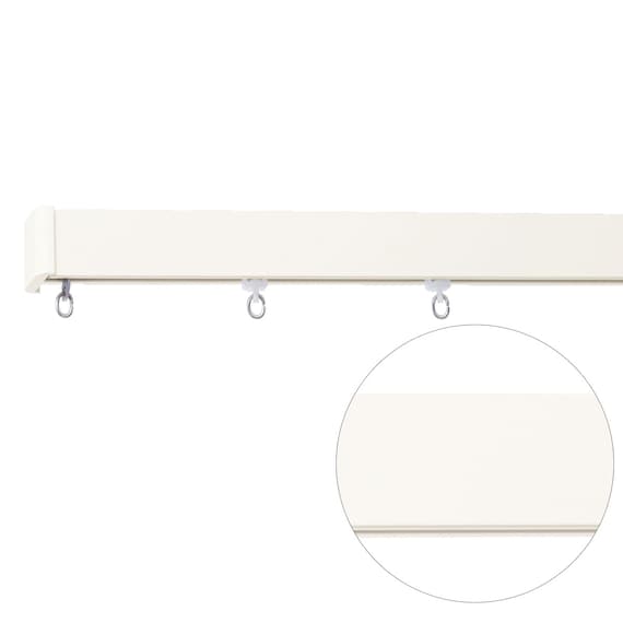 オーダーカーテンレール(NTレガートユニ Aセット ホワイト シングル 2.00m) 1枚目画像