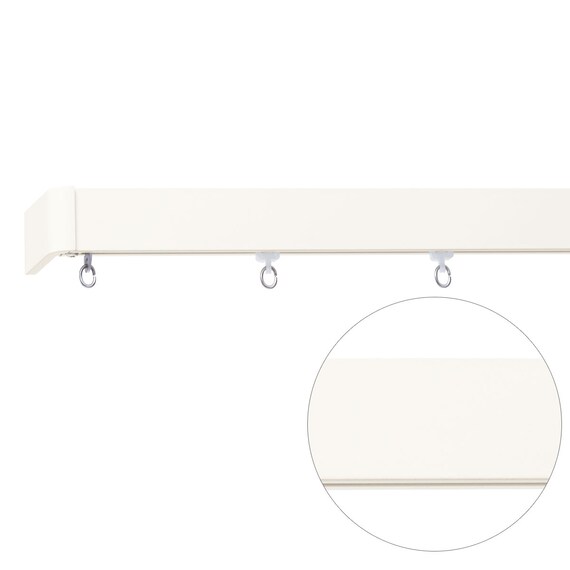 オーダーカーテンレール(NTレガートユニ Mセット ホワイト シングル 2.00m) 1枚目画像