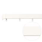 オーダーカーテンレール(NTレガートユニ Mセット ホワイト シングル 2.00m) 1枚目画像