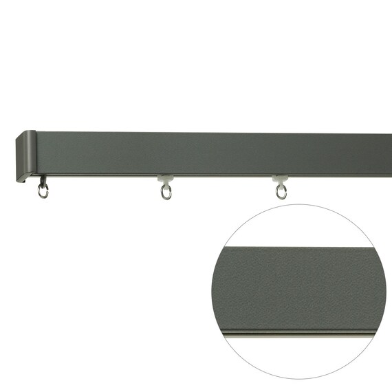 オーダーカーテンレール(NTレガートユニ Aセット グレー シングル 2.00m) 1枚目画像