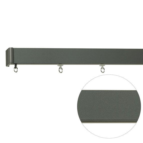 オーダーカーテンレール(NTレガートユニ Aセット グレー シングル 2.00m) 1枚目画像