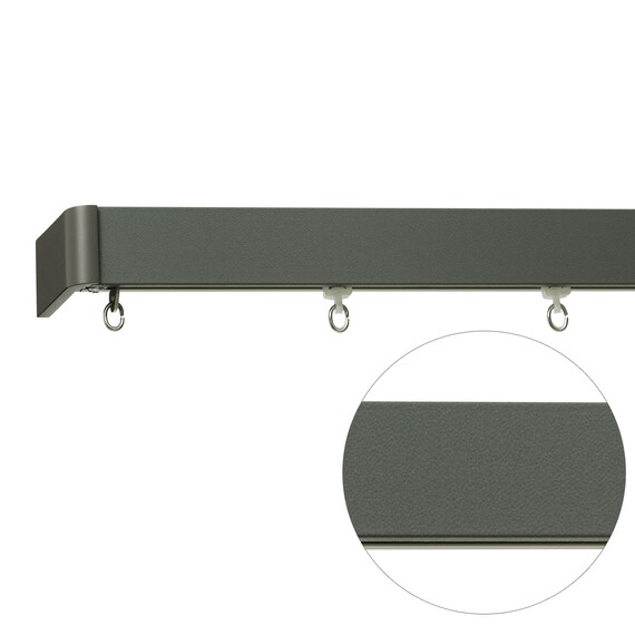 オーダーカーテンレール(NTレガートユニ Mセット グレー シングル 2.00m) 1枚目画像