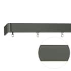 オーダーカーテンレール(NTレガートユニ Mセット グレー シングル 2.00m) 1枚目画像