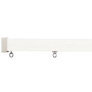 オーダーカーテンレール(NTレガートスクエア Bセット ホワイトグレイン 正面付け)