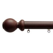 オーダーカーテンレール(NTレガート Aセット ダークマホガニー 正面付け)