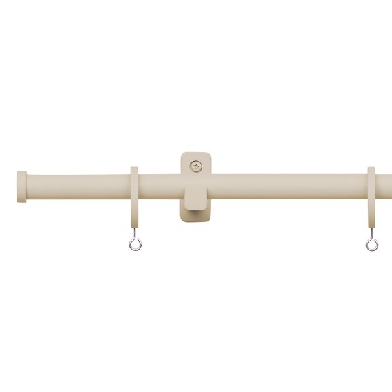 オーダーカーテンレール(NTモノブレンド16 Cセット グレージュ シングル1.20m) 1枚目画像