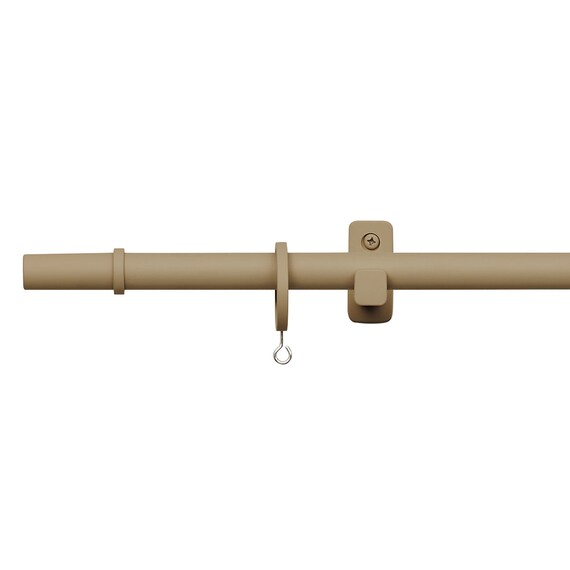 オーダーカーテンレール(NTモノブレンド16 Aセット ブラウン シングル1.20m) 1枚目画像