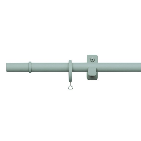 オーダーカーテンレール(NTモノブレンド16 Aセット ブルーグレー シングル1.20m) 1枚目画像