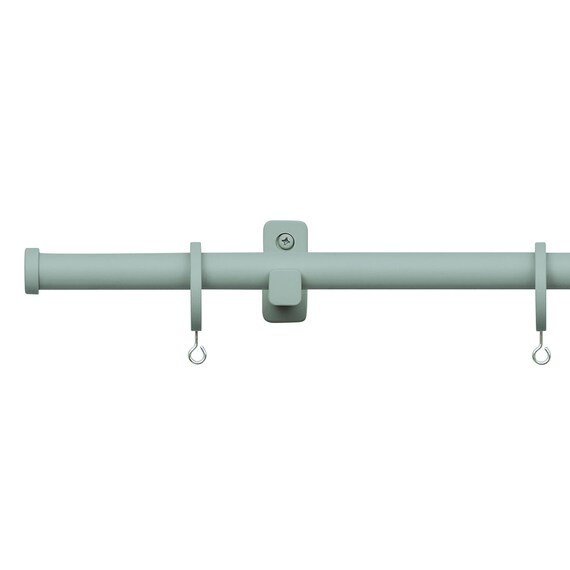 オーダーカーテンレール(NTモノブレンド16 Cセット ブルーグレー シングル1.20m) 1枚目画像