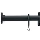 オーダーカーテンレール(NTモノ Bセット ブラック シングル1.20m) 1枚目画像