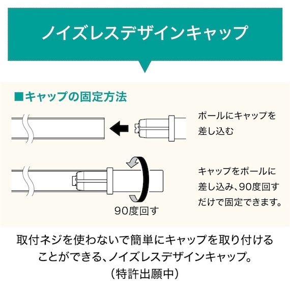 オーダーカーテンレール(NTモノ Aセット ダークグレー シングル1.20m) 3枚目画像