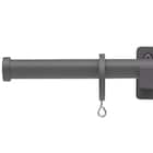 オーダーカーテンレール(NTモノ Cセット ダークグレー シングル1.20m) 1枚目画像