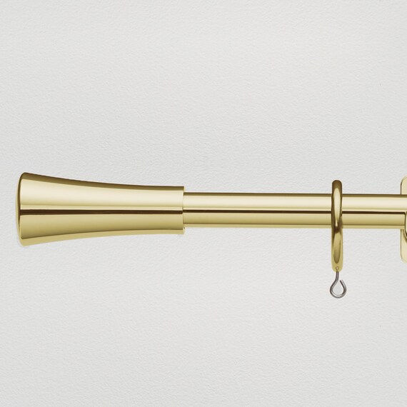 オーダーカーテンレール(NTグレイスブライト16 Aセット ゴールド シングル1.20m) 1枚目画像