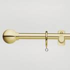 オーダーカーテンレール(NTグレイスブライト16 Bセット ゴールド シングル1.20m) 1枚目画像