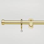 オーダーカーテンレール(NTグレイスブライト16 Cセット ゴールド シングル1.20m) 1枚目画像