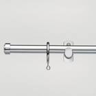 オーダーカーテンレール(NTグレイスブライト16 Cセット シルバー シングル1.20m) 1枚目画像