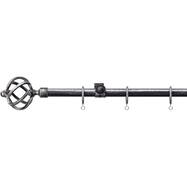 オーダーカーテンレール(NTクラスト19 Aセット アンティークブラック 正面付け)