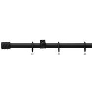 オーダーカーテンレール(NTクラスト19 Eセット ブラック 正面付け)