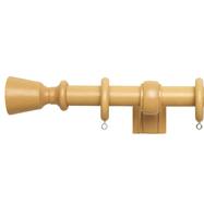 オーダーカーテンレール(NTウッディ28 Eセット ナチュラルグレイン 正面付け)