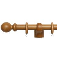 オーダーカーテンレール(NTウッディ28 Bセット ミディアムグレイン 正面付け)