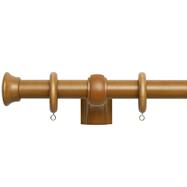 オーダーカーテンレール(NTウッディ28 Cセット ミディアムグレイン 正面付け)