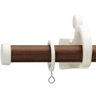 オーダーカーテンレール(NTルブラン22 ウォールナット＆ラテホワイト)