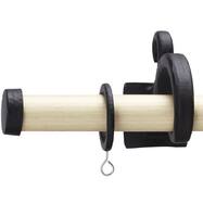 オーダーカーテンレール(NTルブラン22 ホワイトグレイン＆ブラック)