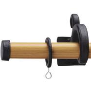 オーダーカーテンレール(NTルブラン22 オーク＆ブラック)