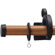 オーダーカーテンレール(NTルブラン22 チェリー＆ブラック)