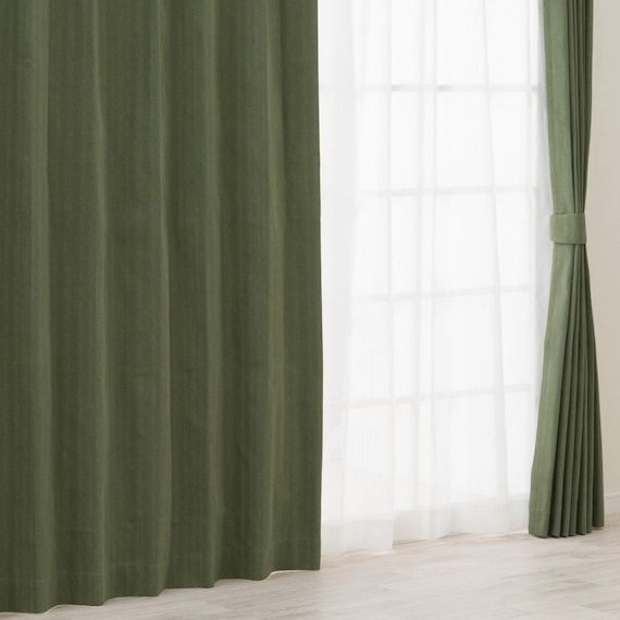 遮光1級・遮熱・遮音カーテン(RD215 イエローグリーン 100X110X2) 1枚目画像