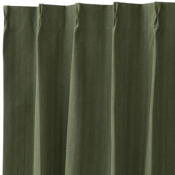 遮光1級・遮熱・遮音カーテン(RD215 イエローグリーン 100X110X2) 3枚目画像