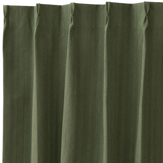 遮光1級・遮熱・遮音カーテン(RD215 イエローグリーン 100X110X2) 3枚目画像