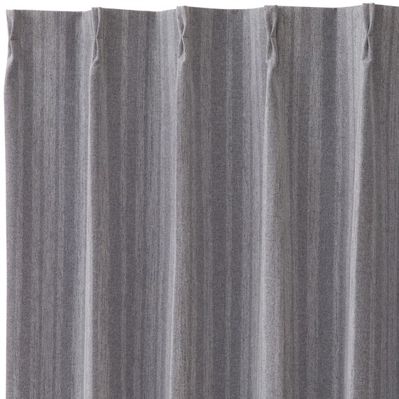 遮光1級・遮熱・遮音カーテン(RD215 グレー 100X110X2) 3枚目画像