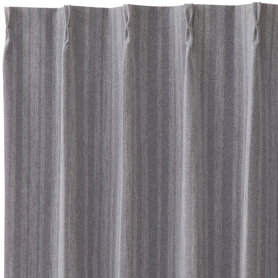 遮光1級・遮熱・遮音カーテン(RD215 グレー 100X110X2) 3枚目画像